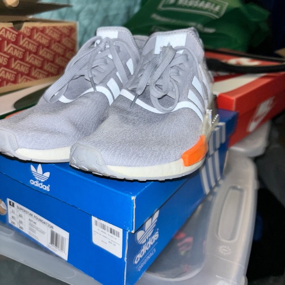 adidas boost NMD grey metallic size 11 - Picture 5 of 5